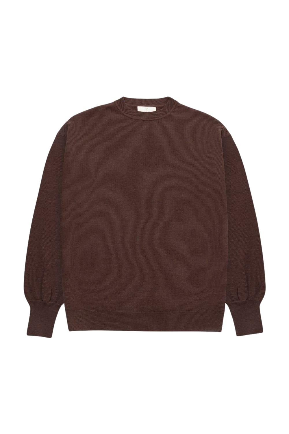 Peraluna-Annette Pullover Bisiklet Yaka Büzgü Kol Kadın Triko Kazak-Kazak & Triko-6-Milagron.com