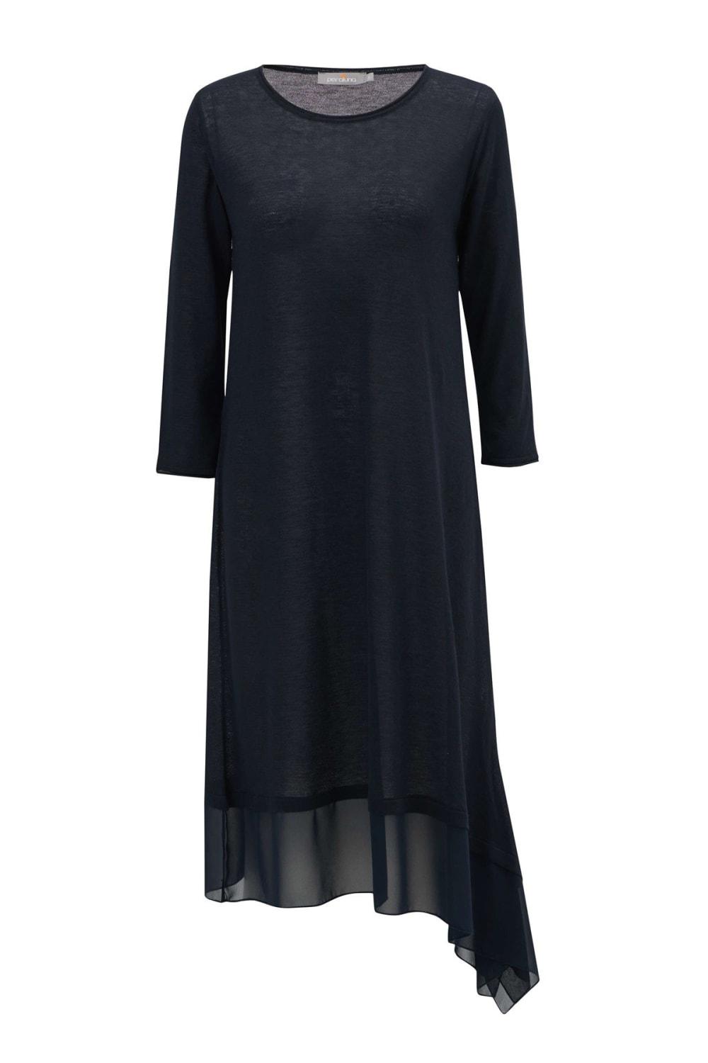 Peraluna-Bol İnce Yazlık Şifonlu Kadın Triko Elbise-Elbise-18-Milagron.com