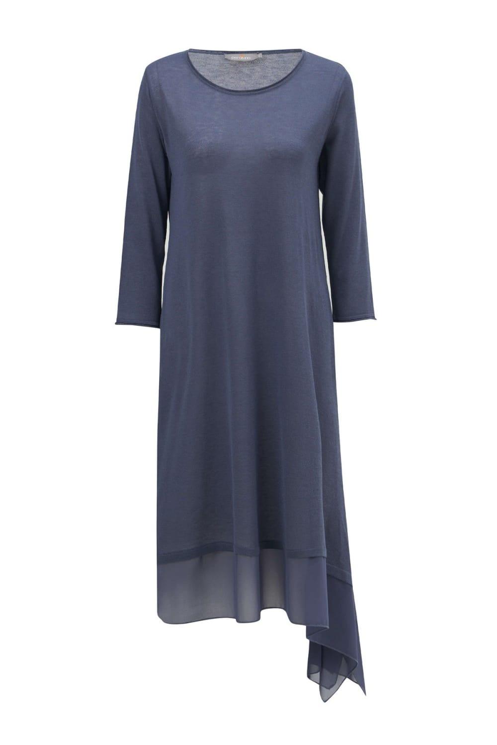 Peraluna-Bol İnce Yazlık Şifonlu Kadın Triko Elbise-Elbise-8-Milagron.com