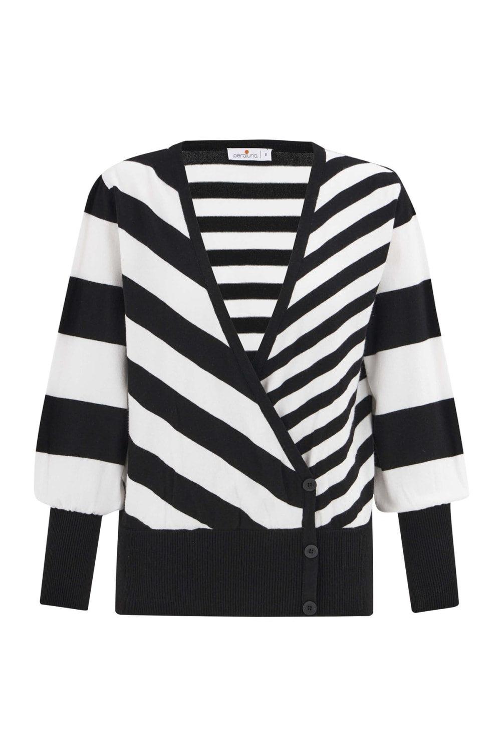 Peraluna-Derin Yaka Dökümlü Kolları Büzgülü Kadın Triko Kazak-Kazak & Triko-7-Milagron.com