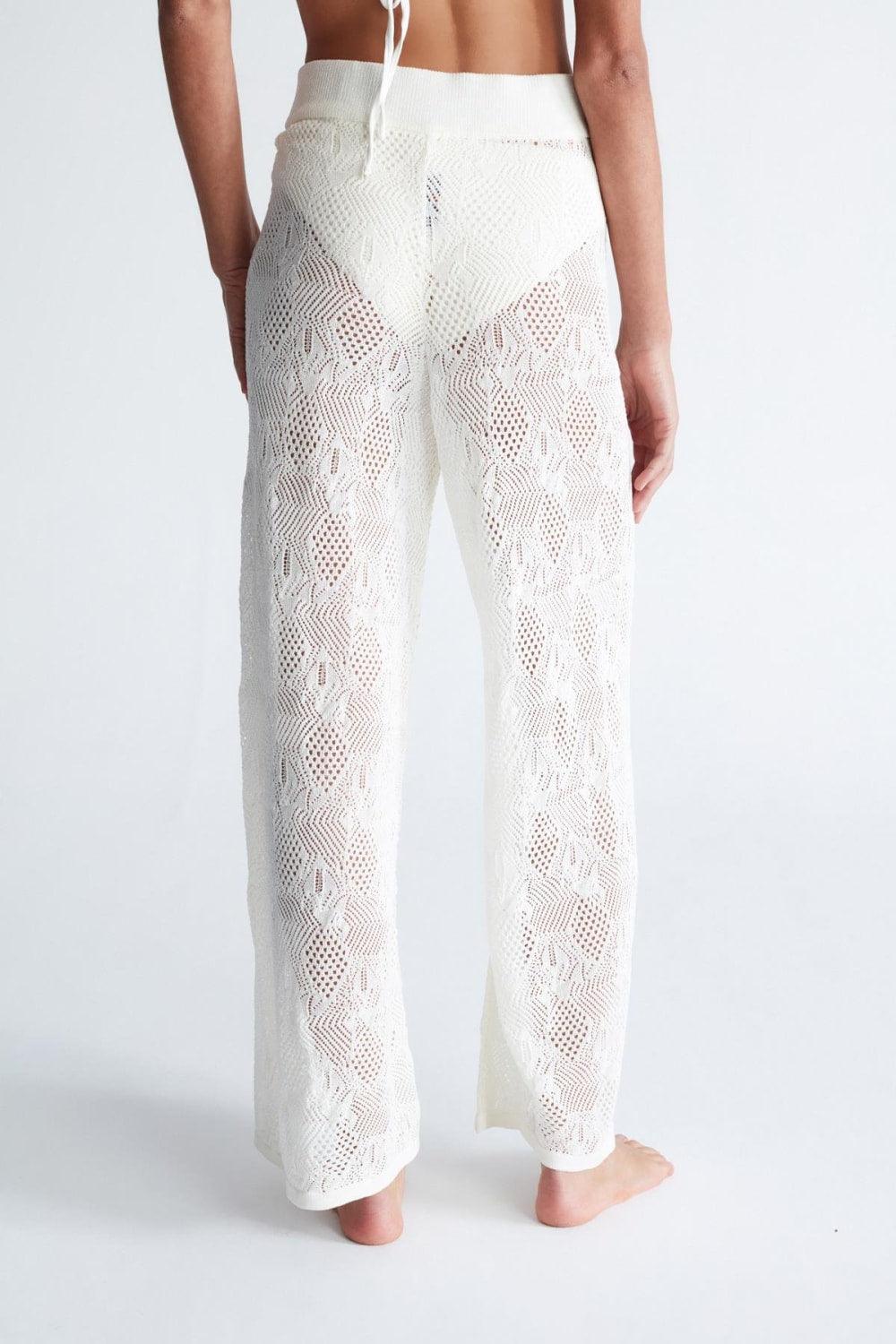 Peraluna-Emma Trouser Dantel Desen örgülü Geniş Midi Boy Kadın Triko Pantolon -Pantolon-8-Milagron.com