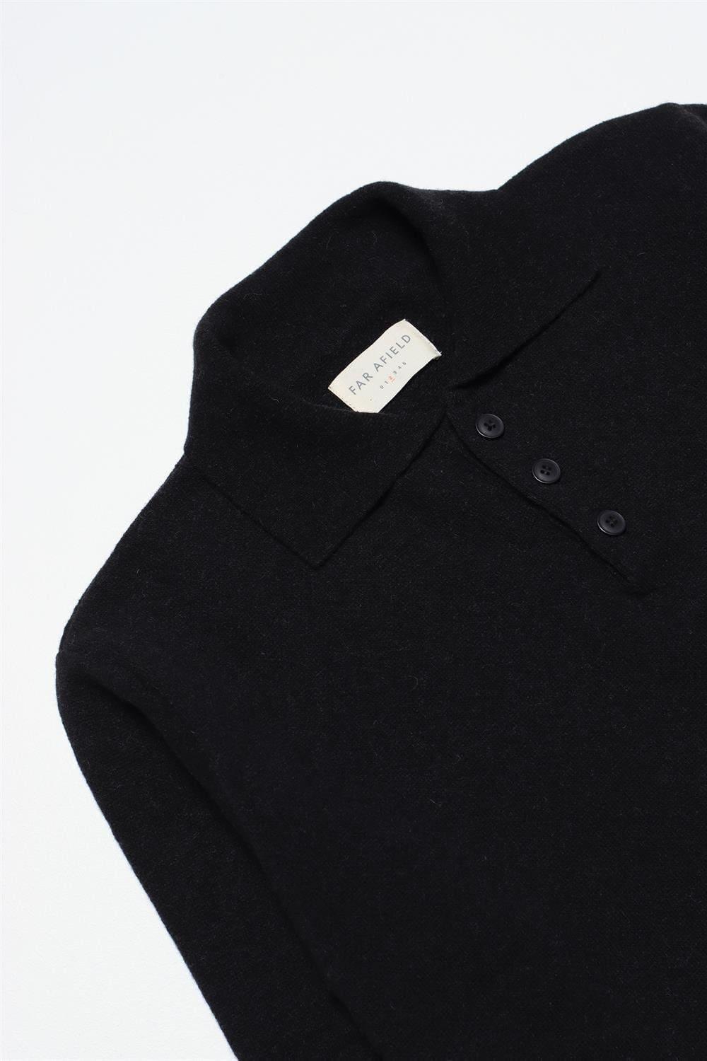 Peraluna-Far Afield Kier Knitted Polo Polo Yaka Standart Kesim Yün Karışım Erkek Triko Kazak-Kazak & Triko-3-Milagron.com