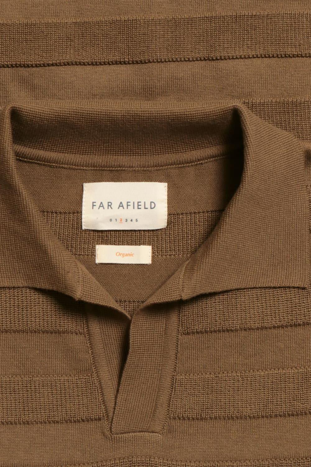 Peraluna-Far Afield Marsan Polo Bisiklet Yaka Kısa Kol %100 Organik Pamuk Erkek Triko Tişört-T-Shirts-11-Milagron.com