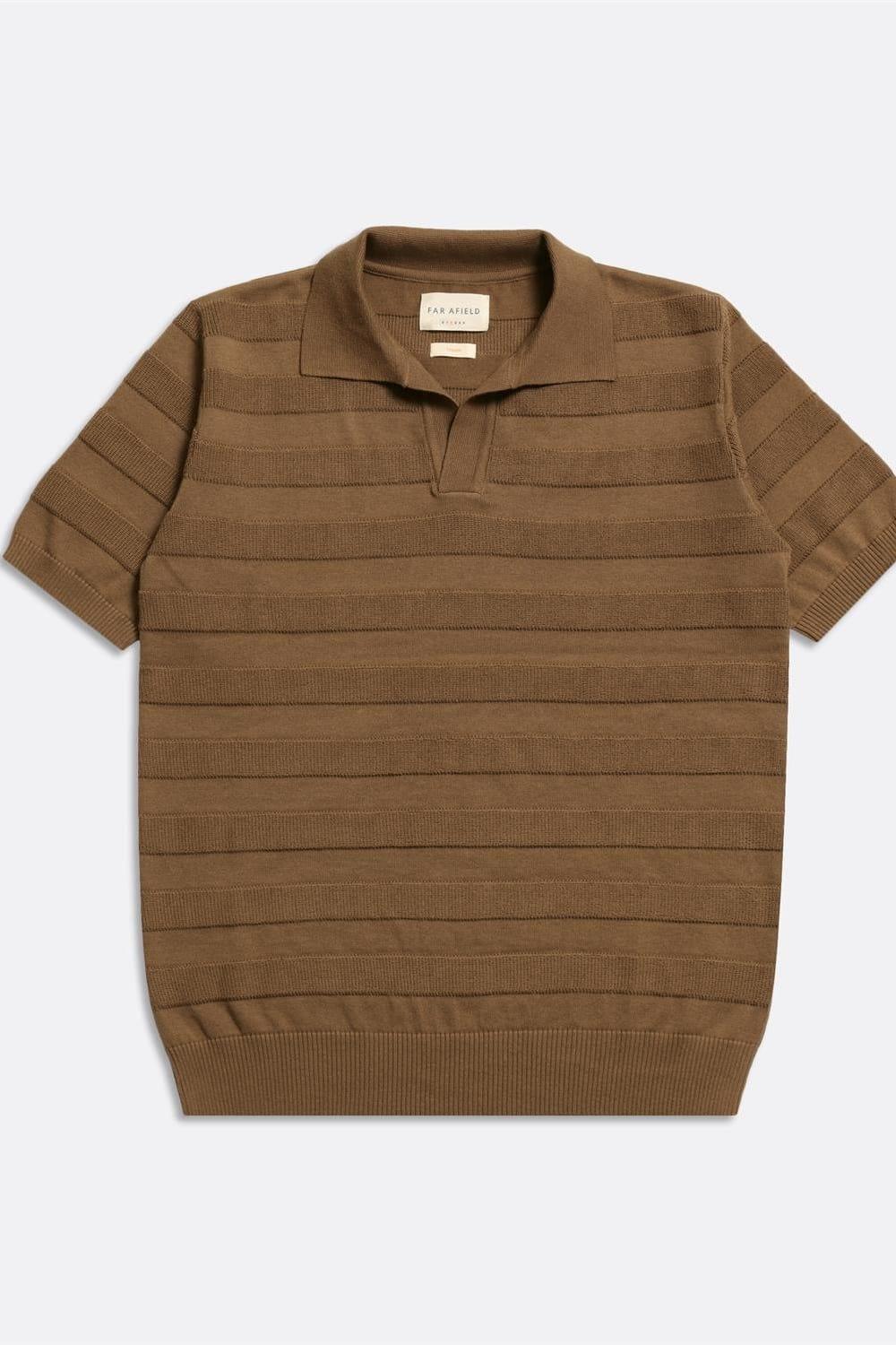 Peraluna-Far Afield Marsan Polo Bisiklet Yaka Kısa Kol %100 Organik Pamuk Erkek Triko Tişört-T-Shirts-13-Milagron.com