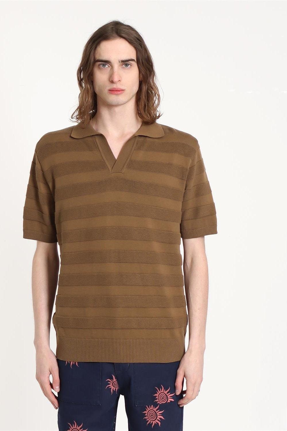 Peraluna-Far Afield Marsan Polo Bisiklet Yaka Kısa Kol %100 Organik Pamuk Erkek Triko Tişört-T-Shirts-9-Milagron.com