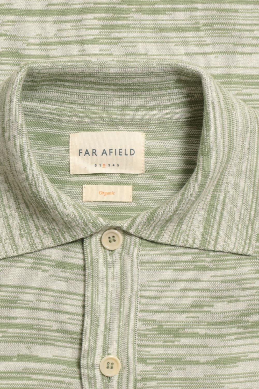 Peraluna-Far Afield Velzy Cardigan Twisted Yarn Bisiklet Yaka Kısa Kol %100 Organik Pamuk Melanj Erkek Triko Hırka-Kazak & Triko-8-Milagron.com