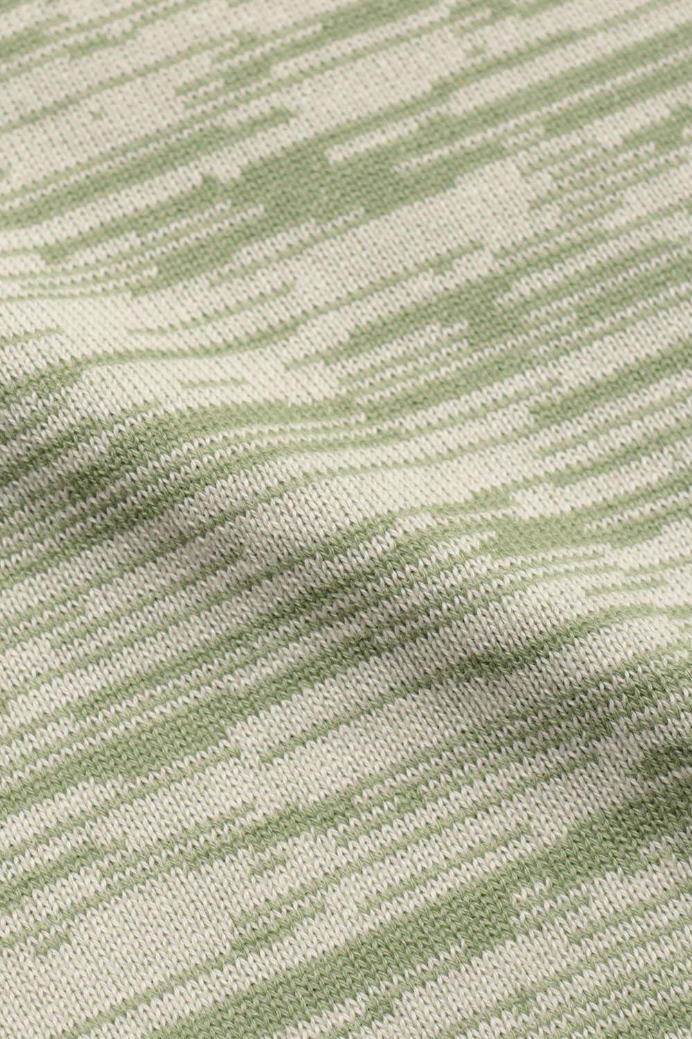 Peraluna-Far Afield Velzy Cardigan Twisted Yarn Bisiklet Yaka Kısa Kol %100 Organik Pamuk Melanj Erkek Triko Hırka-Kazak & Triko-9-Milagron.com