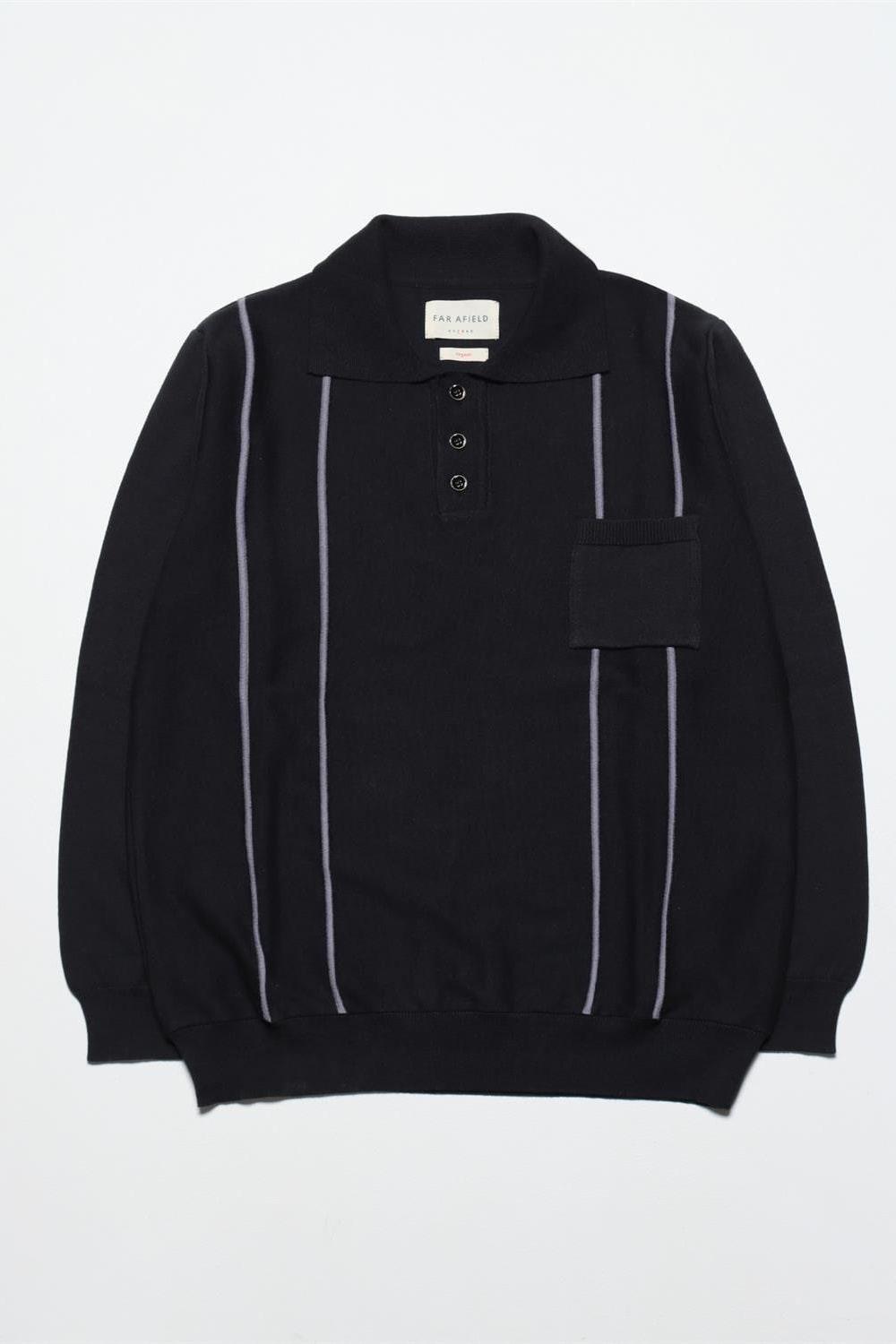 Peraluna-Far Afiled Alfaro Ls Polo Polo Yaka Standart Kesim Çizgi Detaylı %100 Organik Pamuk Erkek Triko Kazak-Kazak & Triko-5-Milagron.com