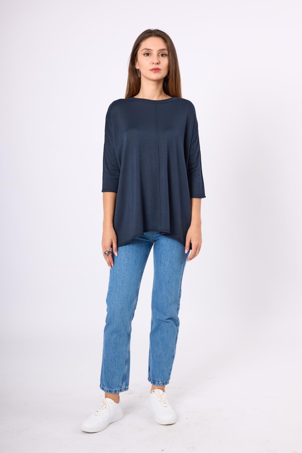 Peraluna-Helion Bol Kesim Kadin Triko Kazak-Kazak & Triko-10-Milagron.com