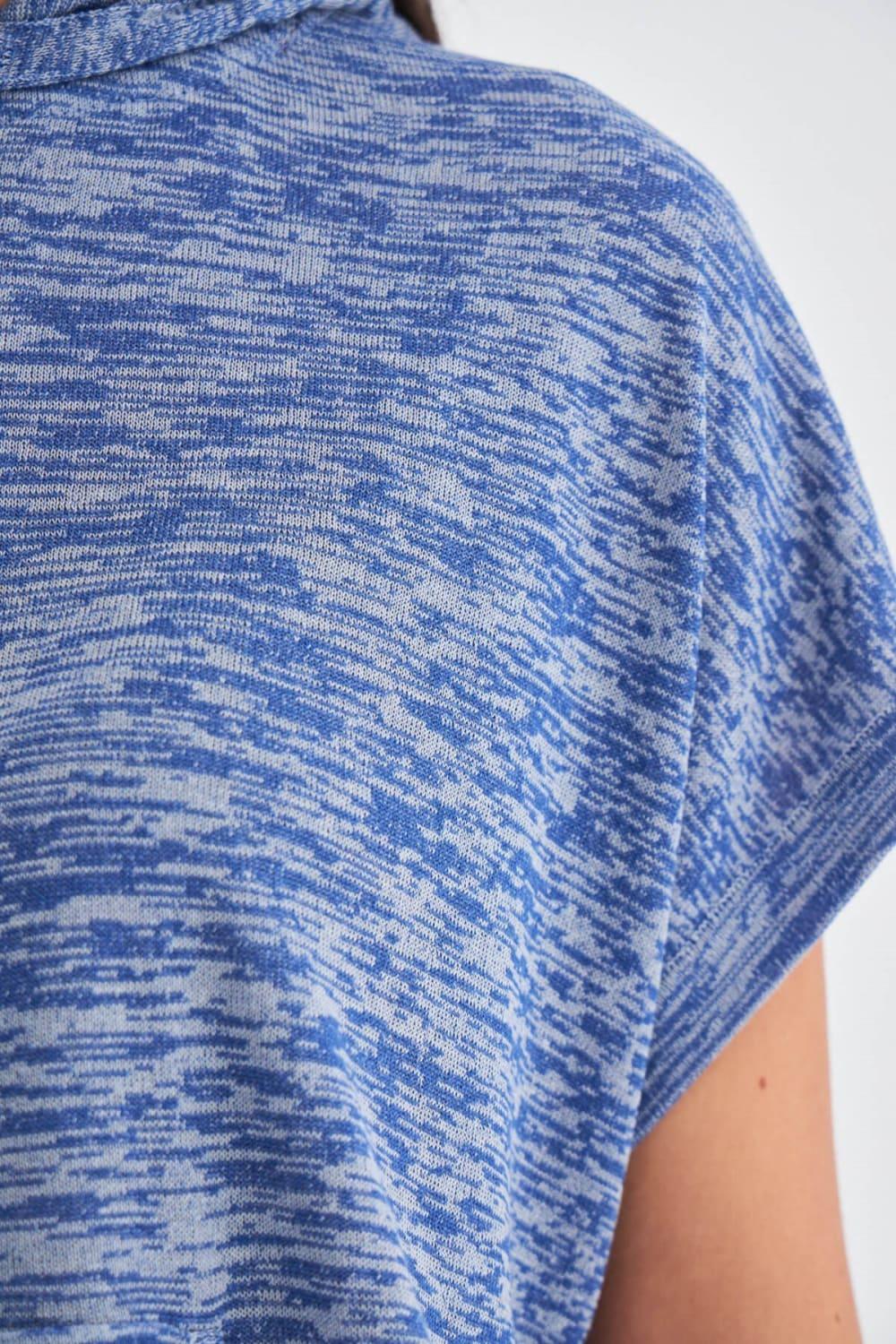 Peraluna-Kaira Blouse & Shorts Kapüşonlu Yazlık Kadın Triko Şort Takım-Şort-9-Milagron.com