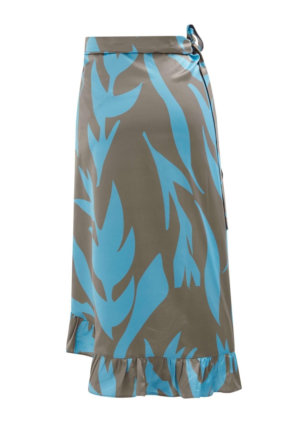 Peraluna-Kali̇nda Ski̇rt Desenli Mat Dokulu Yazlık Fırfırlı Kadın Pareo Etek-Pareo & Bandana-10-Milagron.com