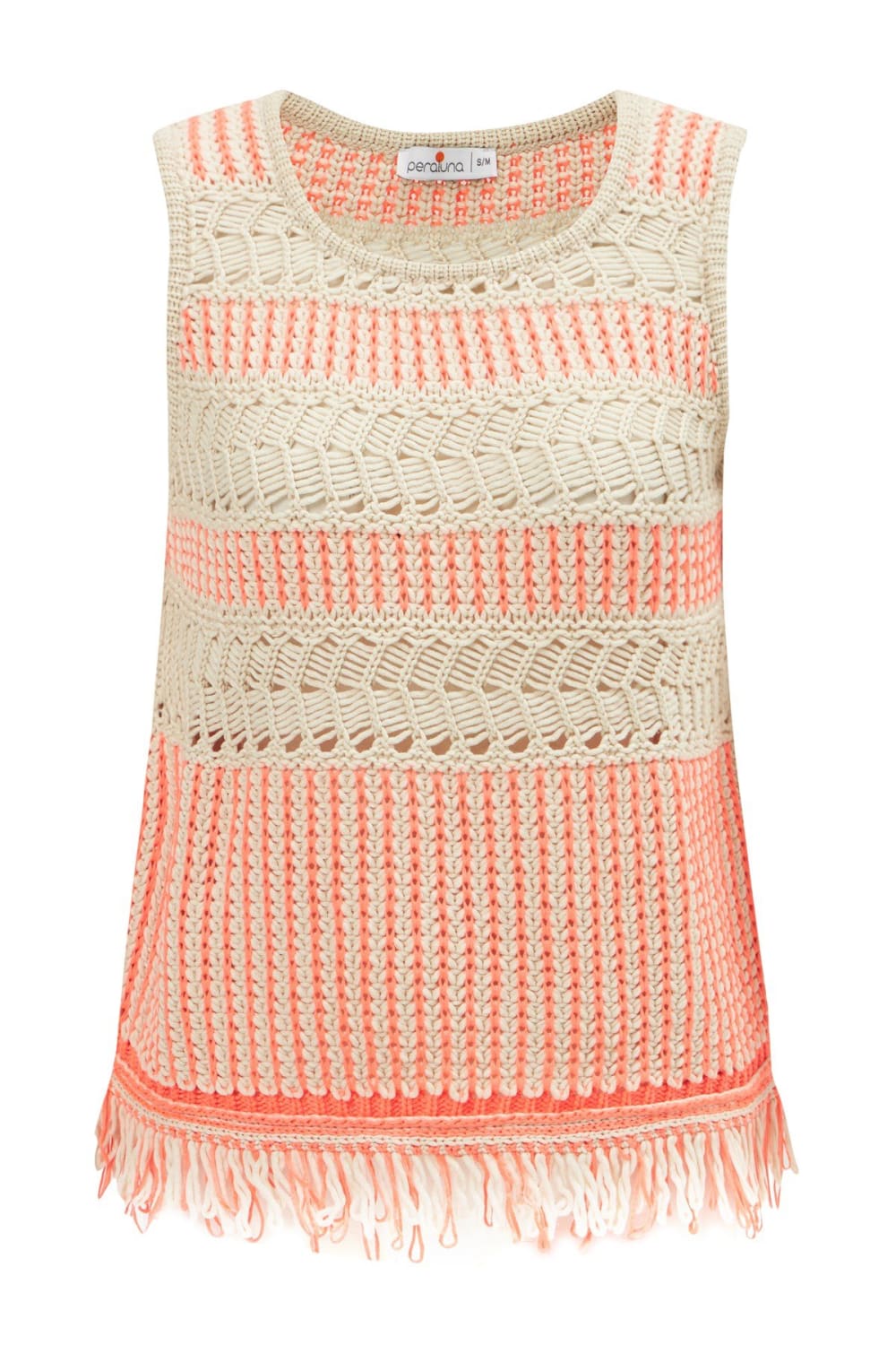 Peraluna-Kiyo Blouse Püskül Detaylı Kolsuz Yazlık Kadın Triko Bluz -Bluz-8-Milagron.com