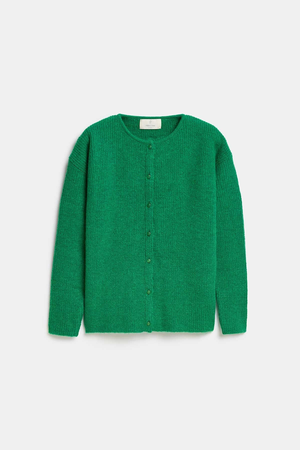 Peraluna Latina Cardigan - Selanik Örgü Kadın Hırka - Yeşil