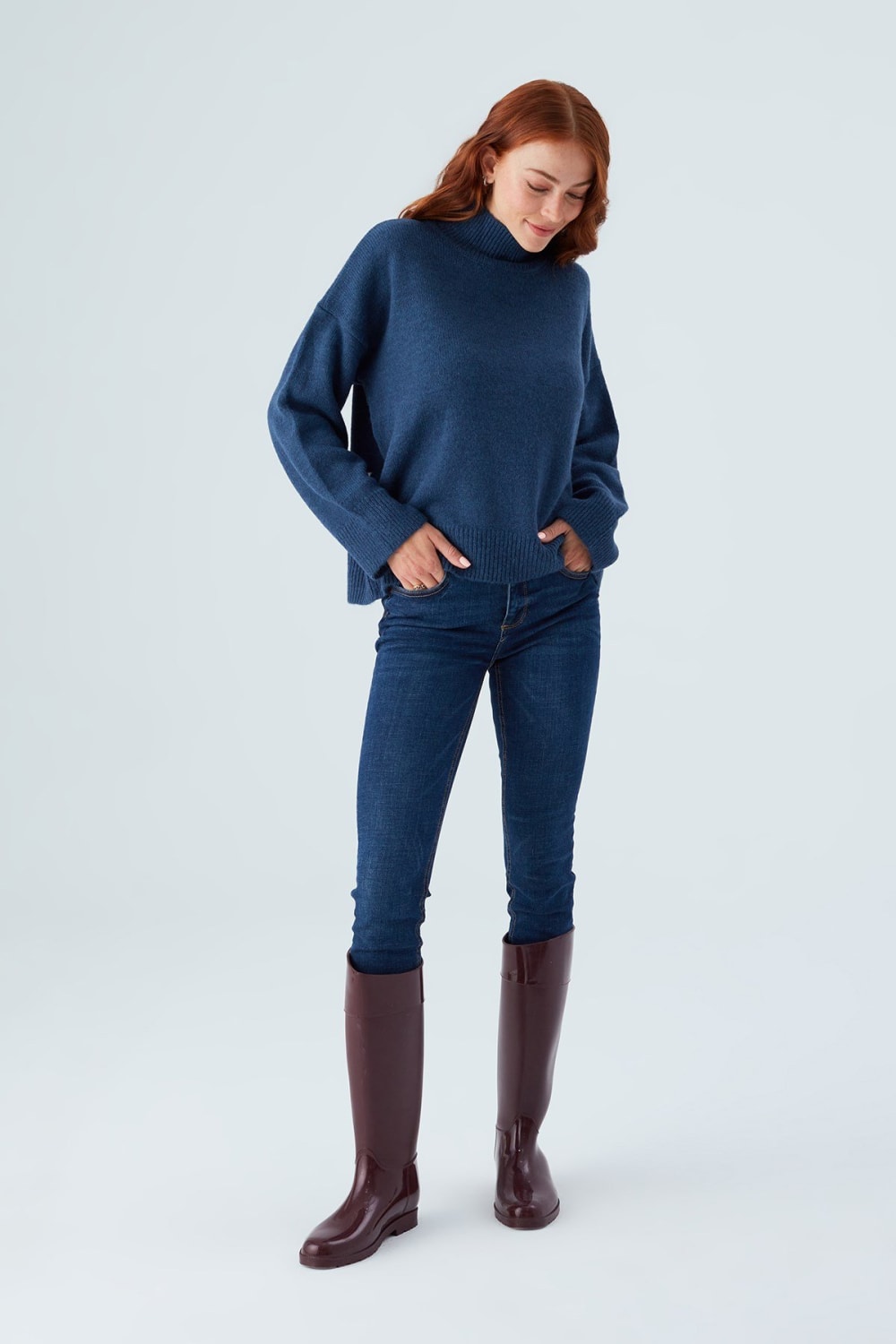 Peraluna-Macumba Pullover Balıkçı Yaka Yumuşak Dokulu Kadın Triko Kazak-Kazak & Triko-31-Milagron.com