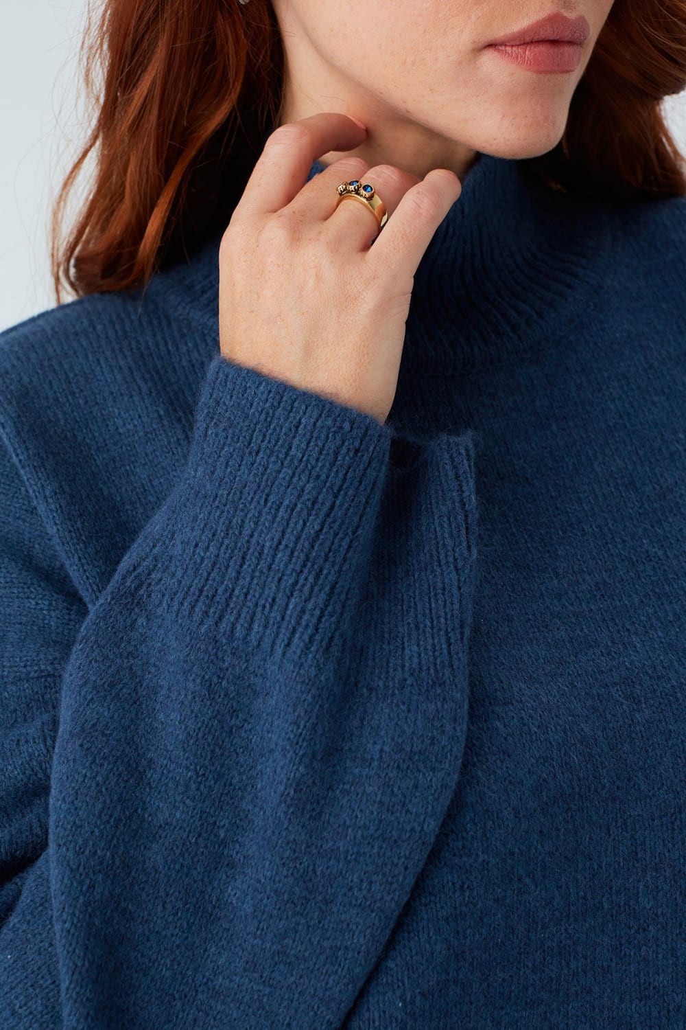 Peraluna-Macumba Pullover Balıkçı Yaka Yumuşak Dokulu Kadın Triko Kazak-Kazak & Triko-33-Milagron.com