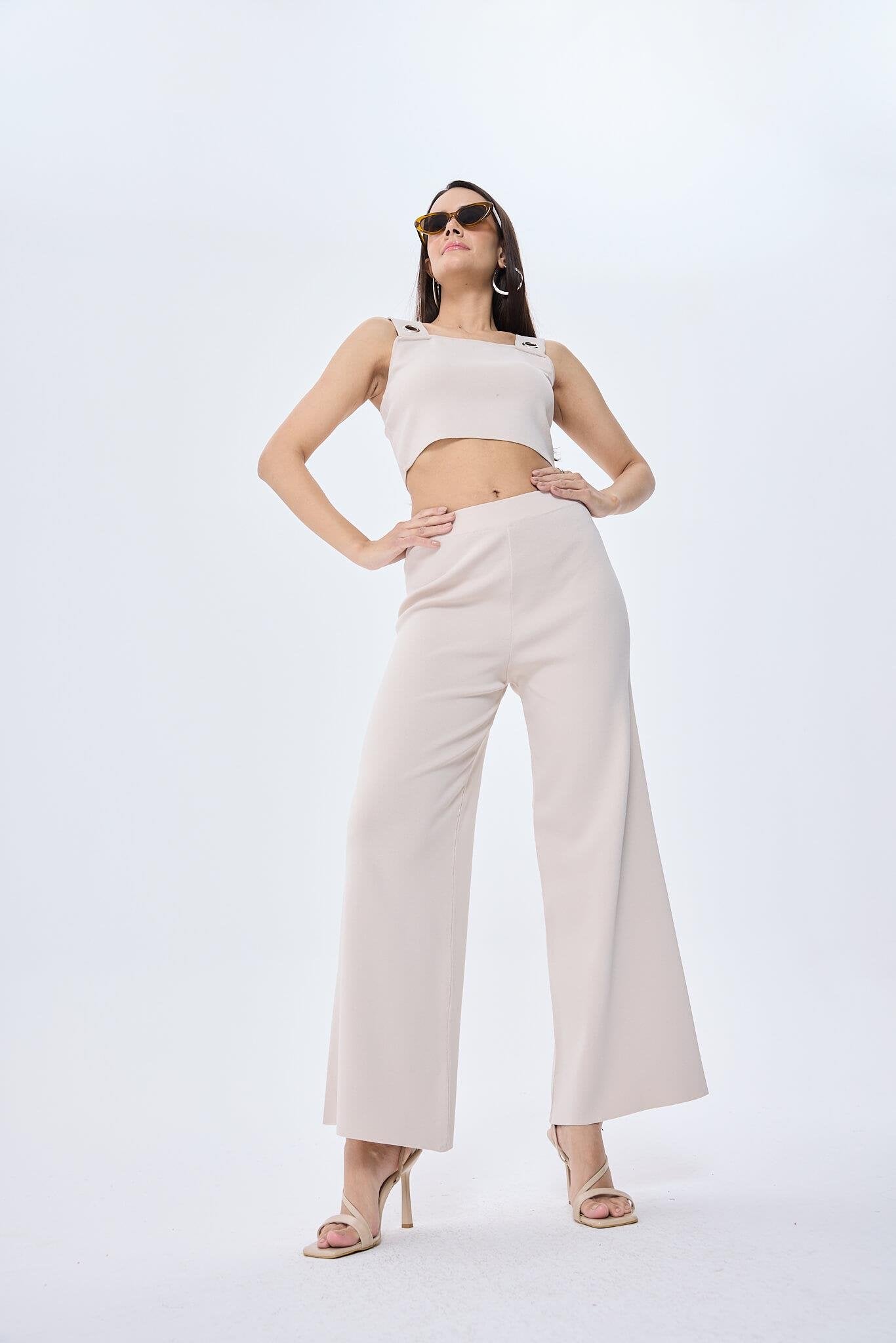 Peraluna-Martha, Düz örgü, Geniş Askılı Kadın Rayon Triko Bralet Taş-Bralet-2-Milagron.com