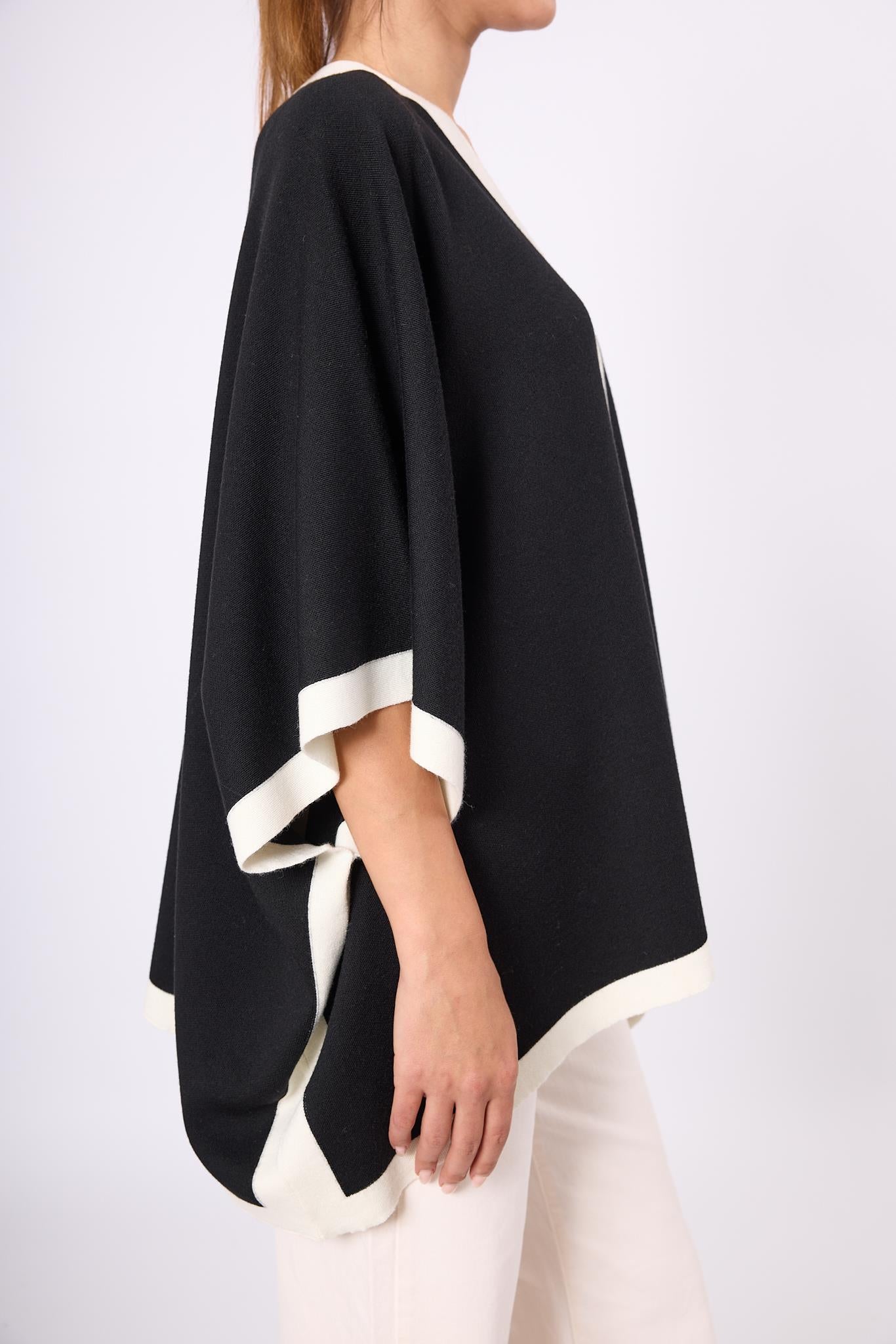 Peraluna-Mary Kadın Triko Panço Hardal-Kimono-4-Milagron.com