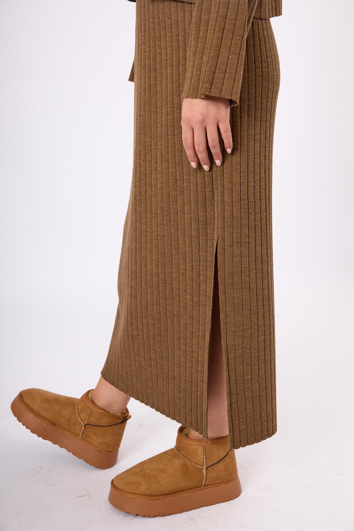 Peraluna-Molly Midi Boy Ribana Triko Etek-Etek-4-Milagron.com