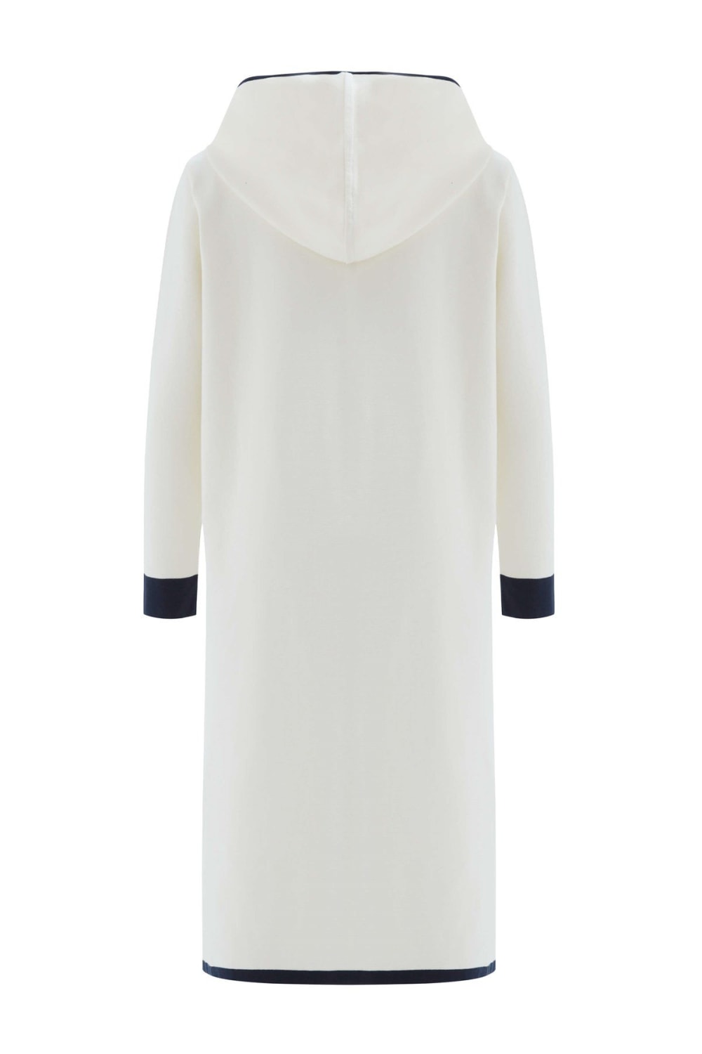 Peraluna-Nara Long Cardi̇gan %100 Pamuk Kapüşonlu Kadın Triko Hırka-Kazak & Triko-8-Milagron.com