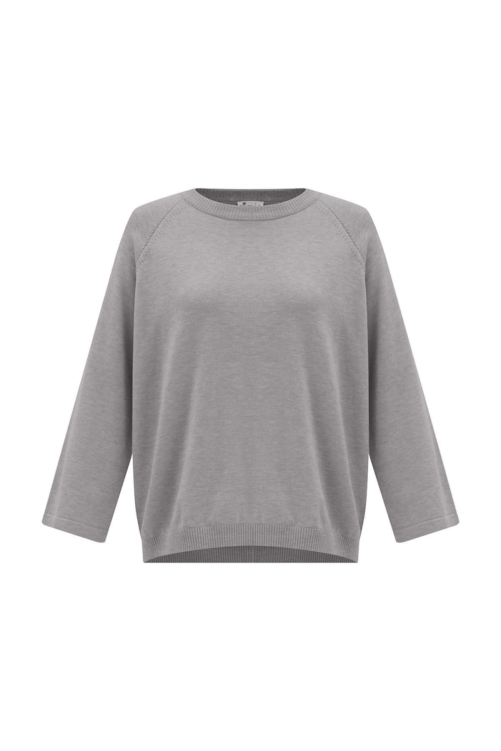 Peraluna-Nell Pullover Yanları Yırtmaçlı 3/4 Kol İnce Kadın Triko Kazak -Kazak & Triko-16-Milagron.com