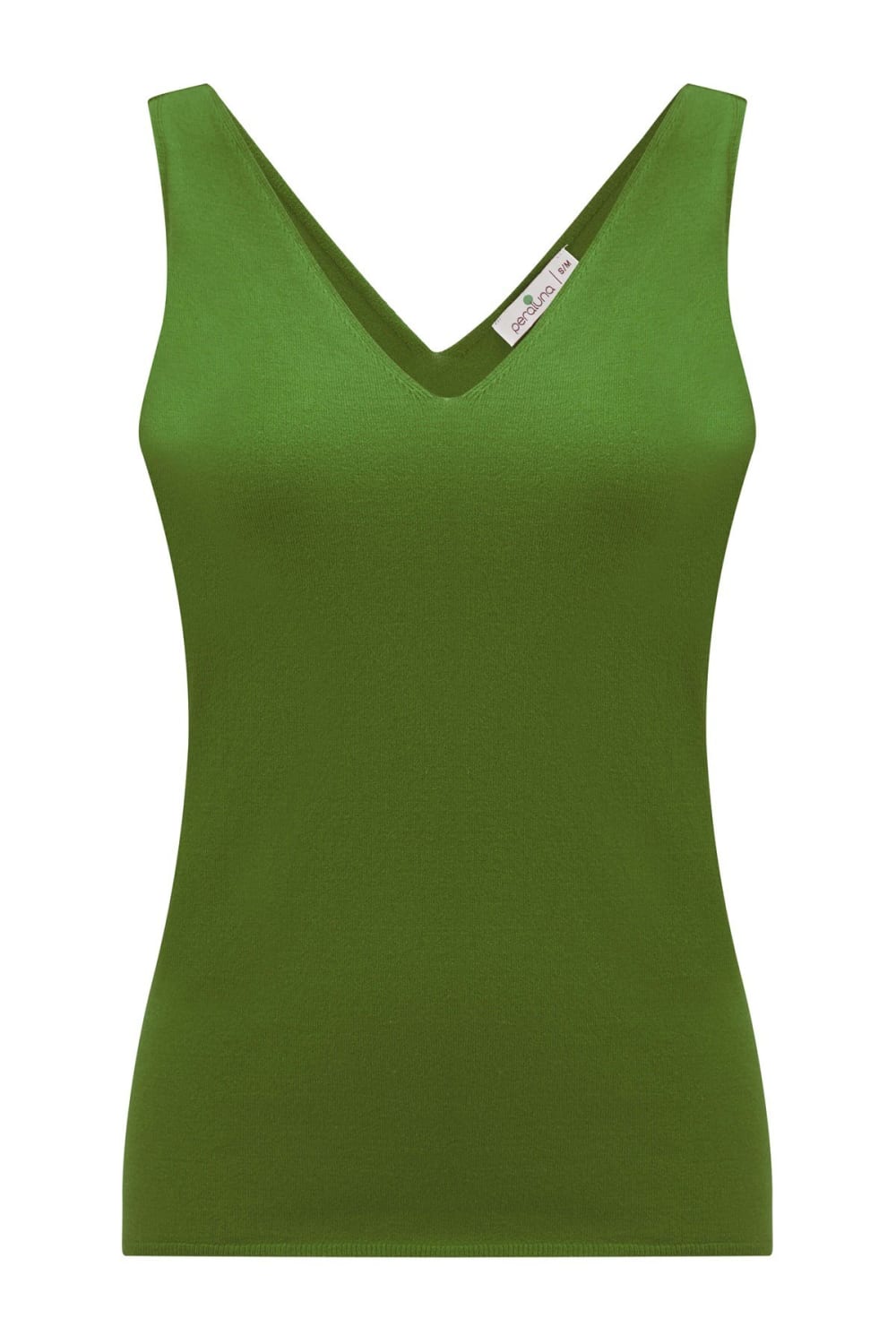 Peraluna-Ruby Top V Yaka İnce Askılı Yazlık Kadın Triko Atlet-Atlet-32-Milagron.com