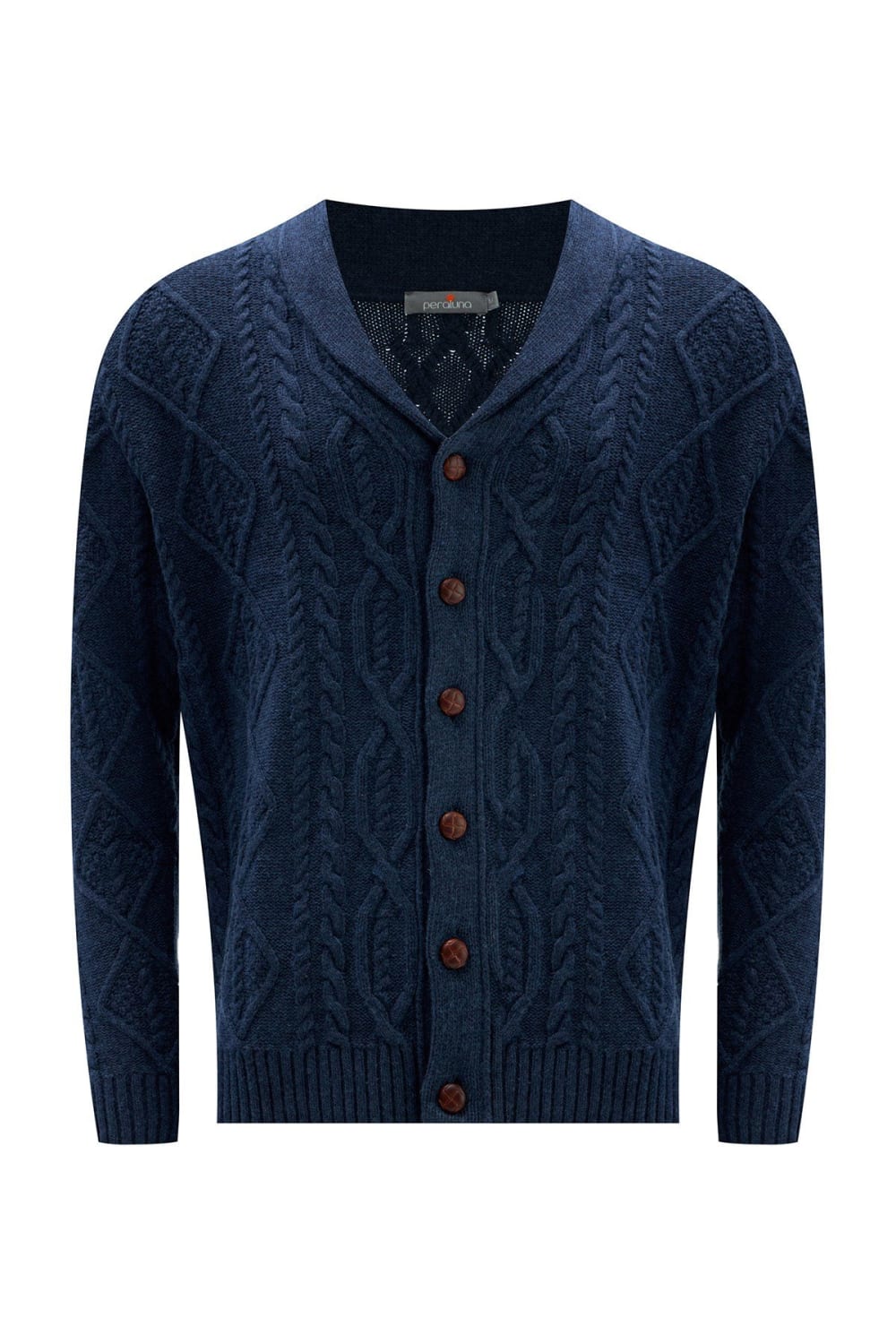 Peraluna-Şal Yaka Yünlü Erkek Triko Hırka -Kazak & Triko-2-Milagron.com