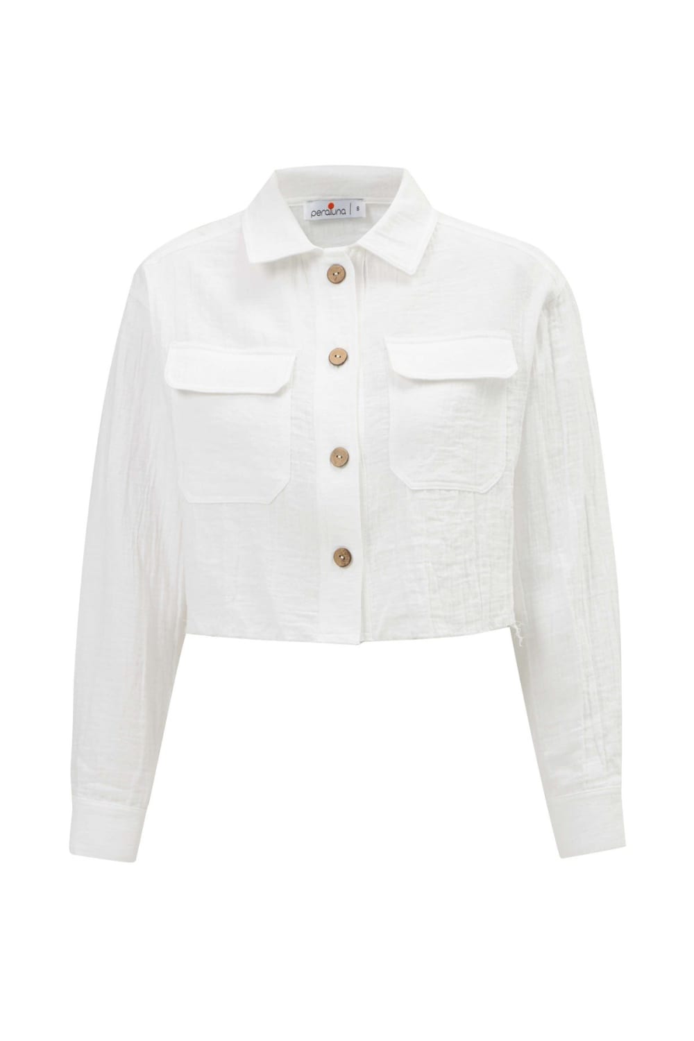 Peraluna-Sandal Gömlek Bol Kesim Cepli Yazlık Crop Kadın Gömlek-Gömlek-10-Milagron.com