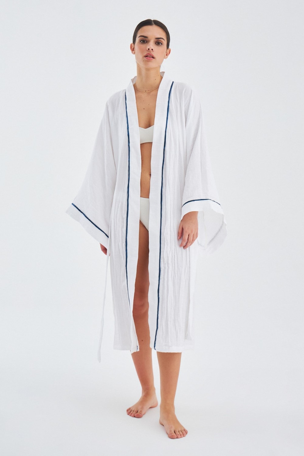 Peraluna-Sandal Kimono Yazlık Muslin Kadın Kimono-Kimono-3-Milagron.com