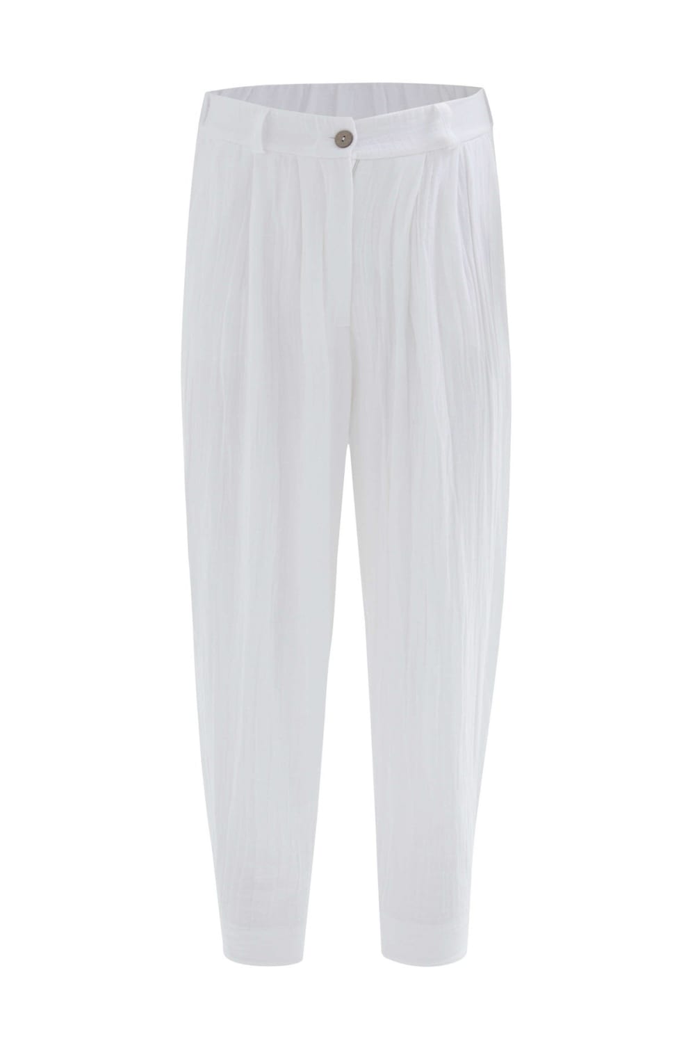 Peraluna-Sandal Trouser Bol Kesim Yazlık Muslin Kadın Kısa Pantolon-Pantolon-8-Milagron.com