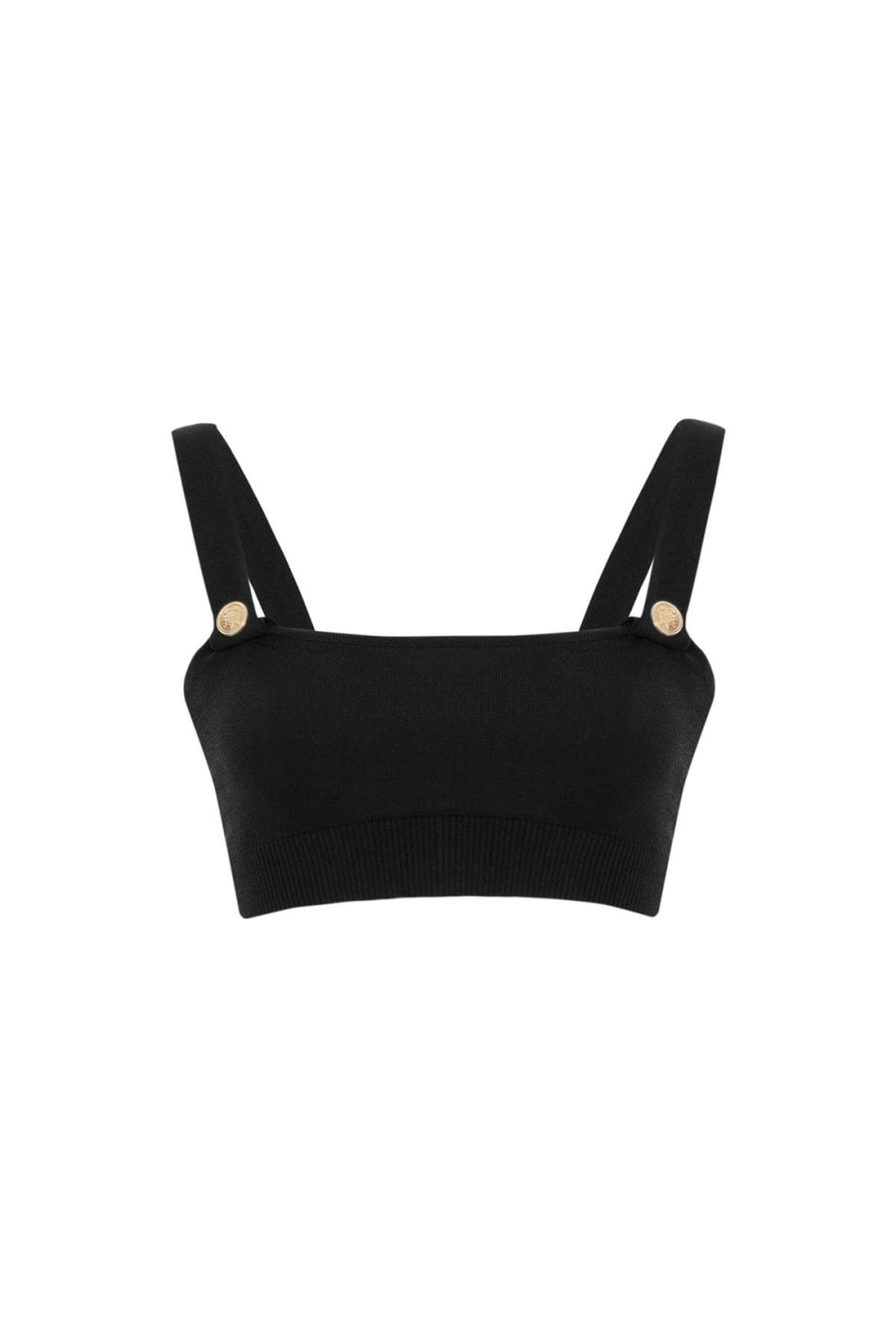Peraluna-Styleboom X Elizabeth Bralet Düğme Detaylı Askılı Kadın Triko Bralet -Crop Top-29-Milagron.com
