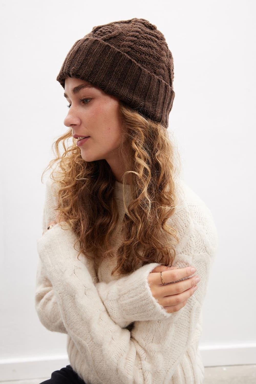 Peraluna-Twinkle Beanie Saç Örgü Kadın Triko Bere-Bere-3-Milagron.com