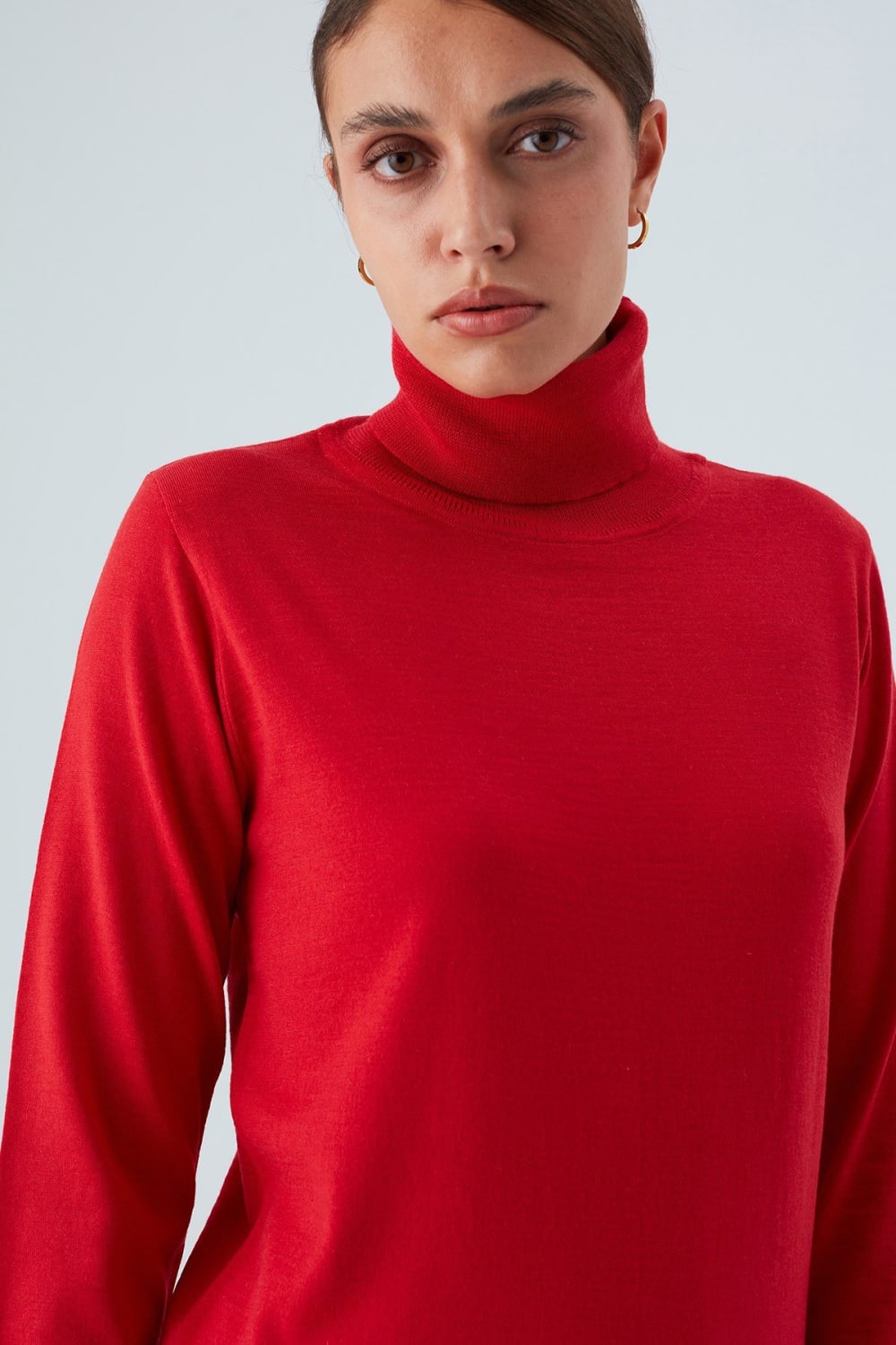 Peraluna-Valeria Pullover Boğazlı İnce Kadın Triko Kazak-Kazak & Triko-13-Milagron.com