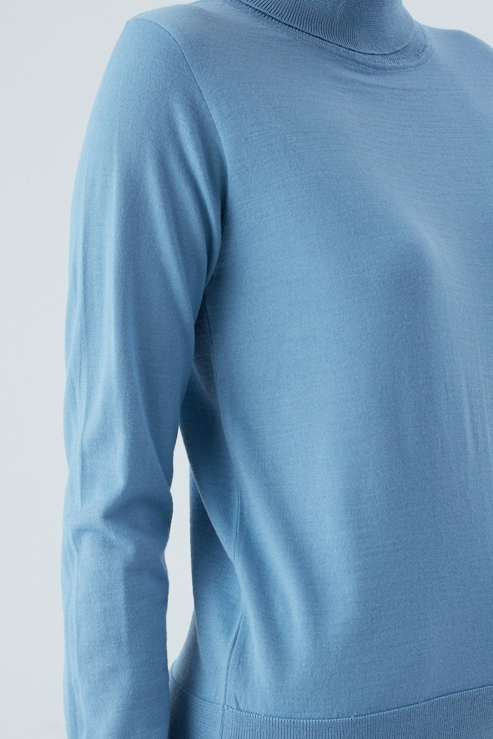 Peraluna-Valeria Pullover Boğazlı İnce Kadın Triko Kazak-Kazak & Triko-21-Milagron.com