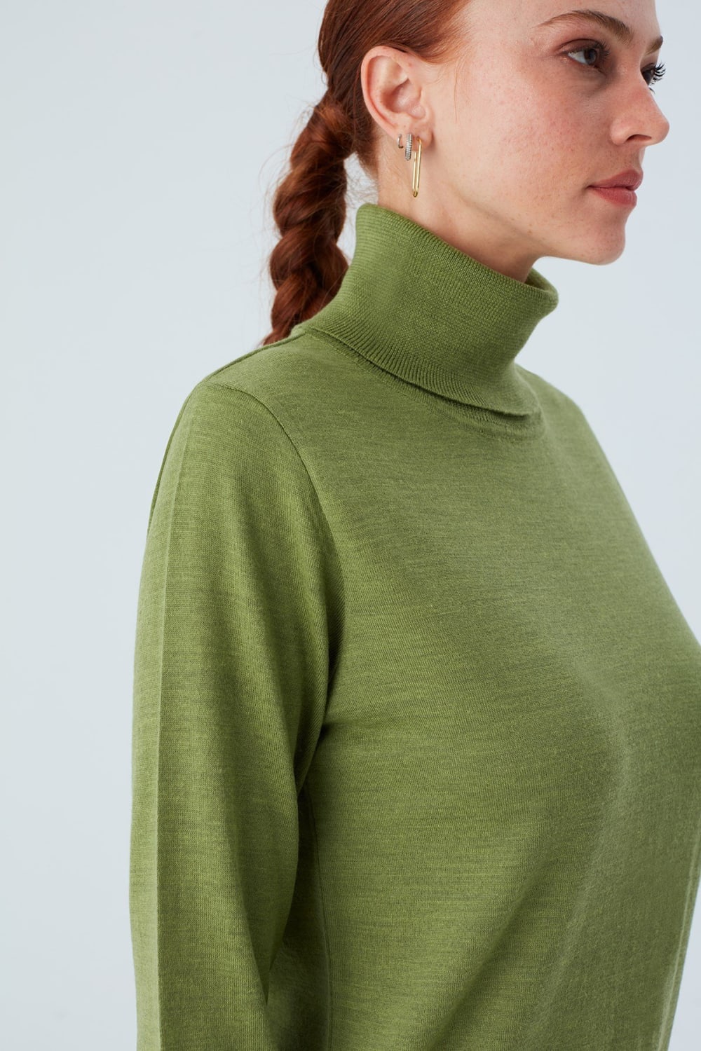 Peraluna-Valeria Pullover Boğazlı İnce Kadın Triko Kazak-Kazak & Triko-32-Milagron.com