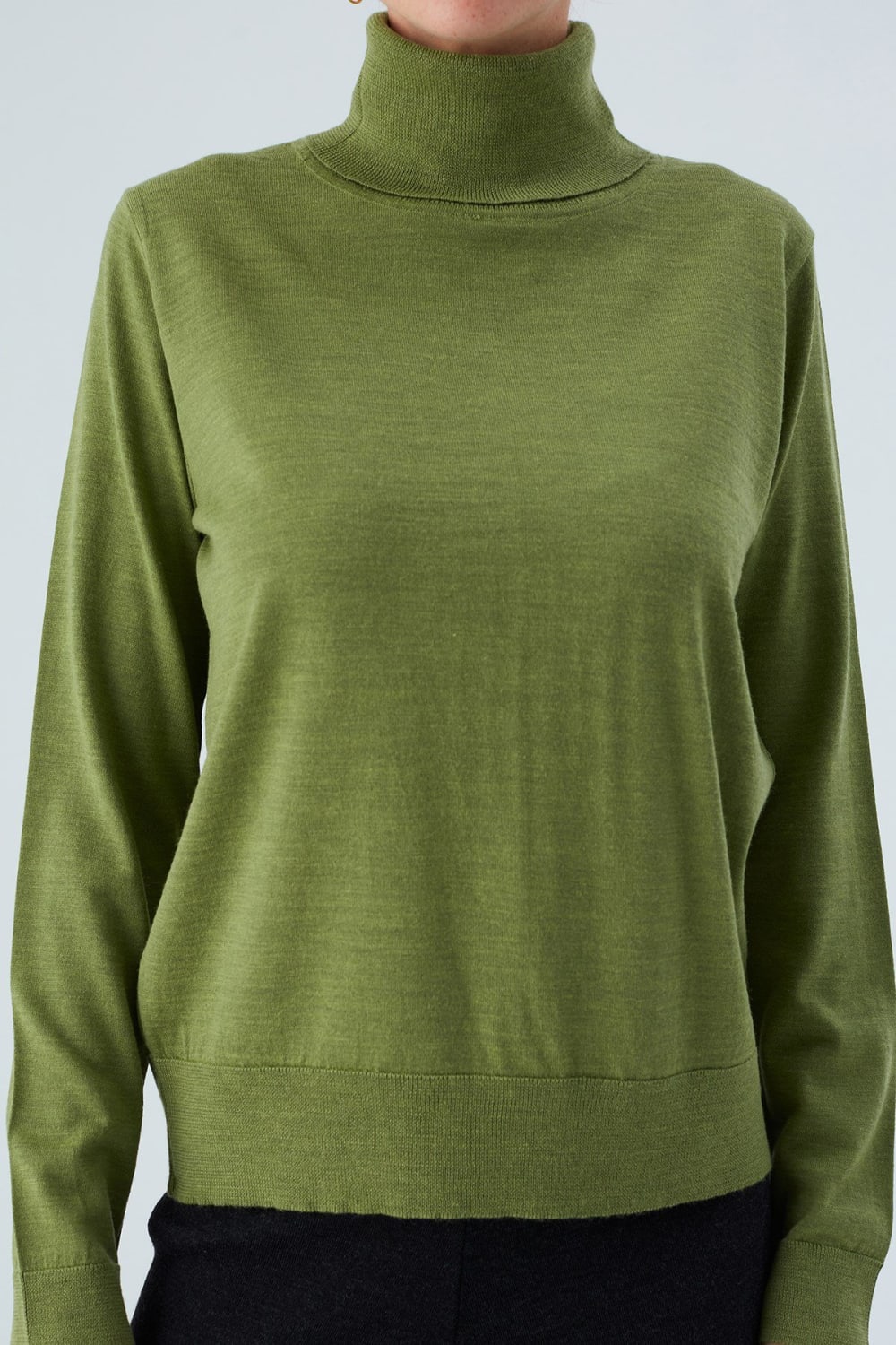 Peraluna-Valeria Pullover Boğazlı İnce Kadın Triko Kazak-Kazak & Triko-33-Milagron.com