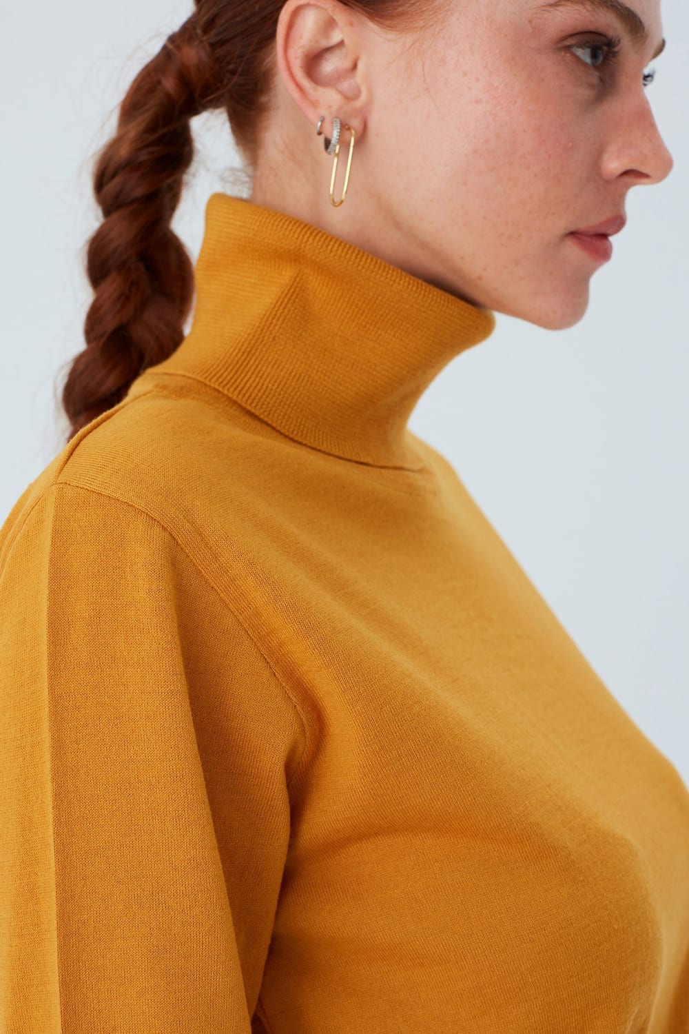 Peraluna-Valeria Pullover Boğazlı İnce Kadın Triko Kazak-Kazak & Triko-36-Milagron.com