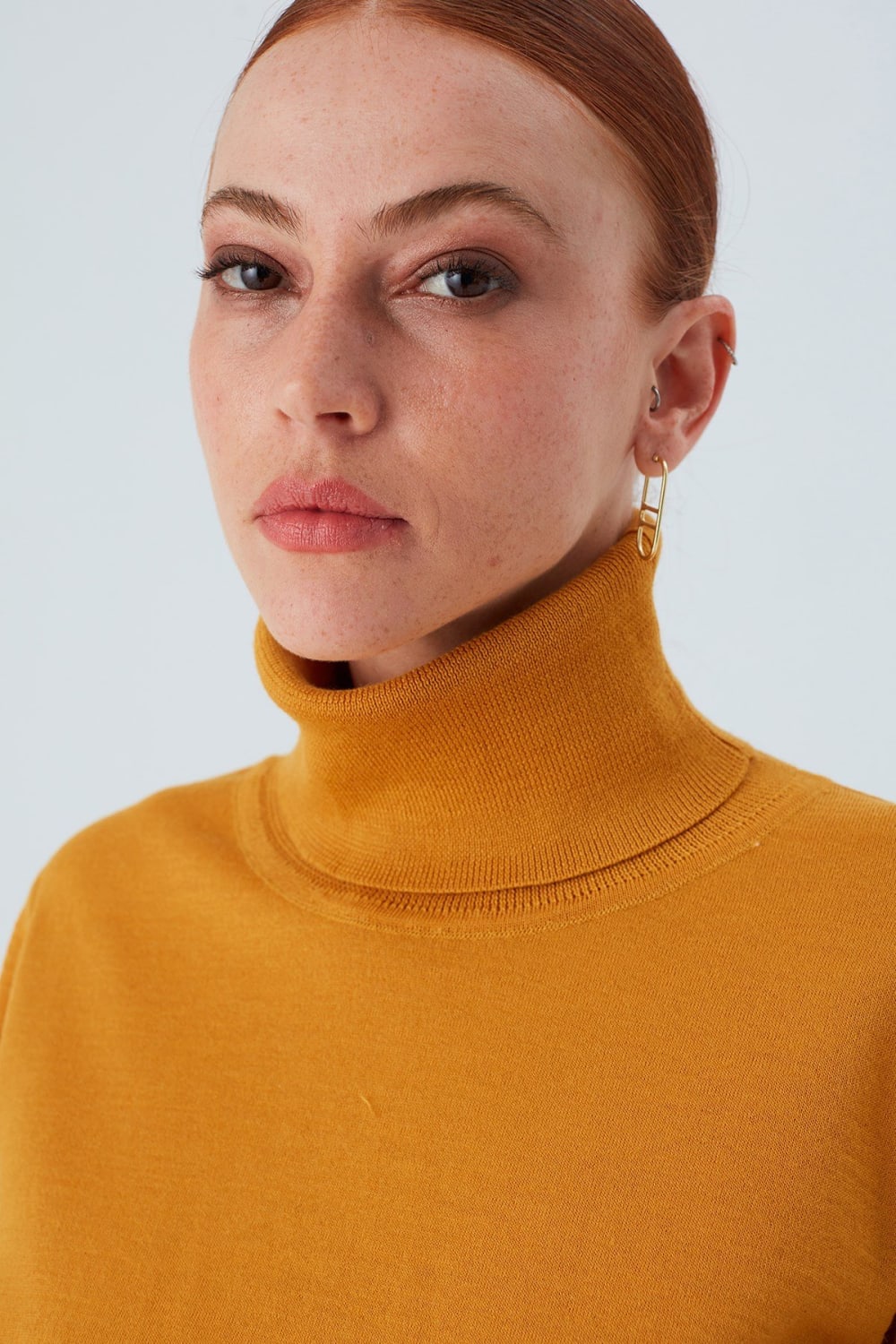 Peraluna-Valeria Pullover Boğazlı İnce Kadın Triko Kazak-Kazak & Triko-41-Milagron.com