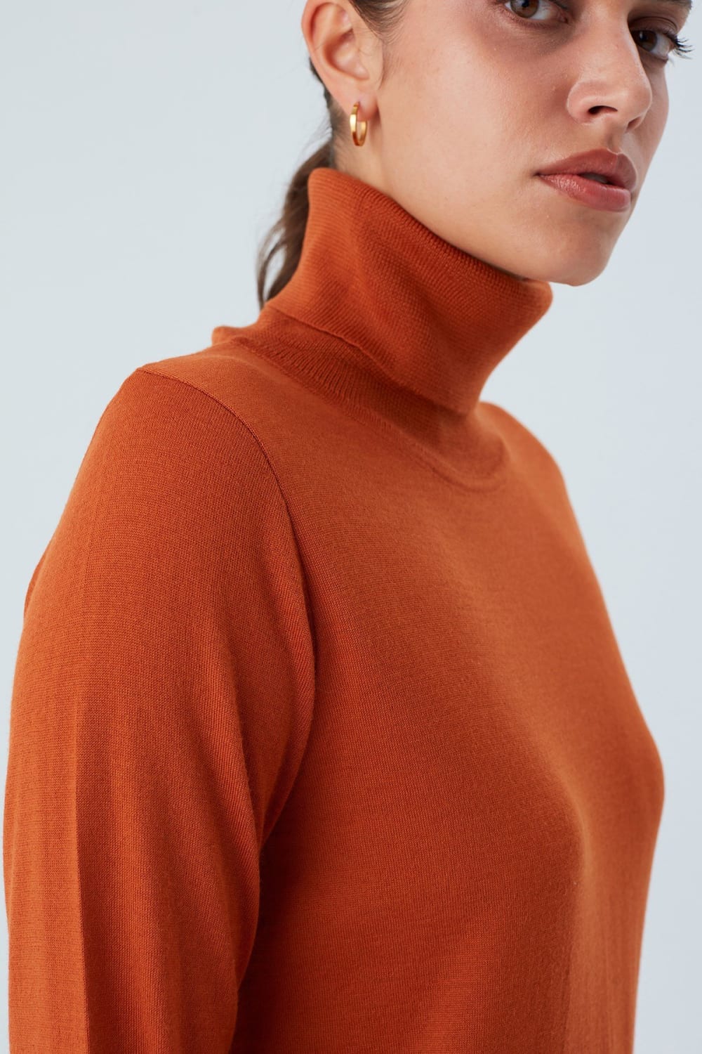 Peraluna-Valeria Pullover Boğazlı İnce Kadın Triko Kazak-Kazak & Triko-58-Milagron.com