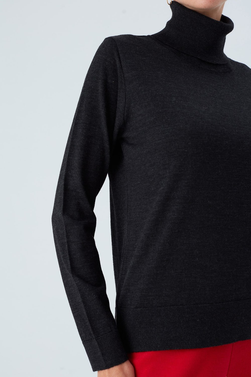 Peraluna-Valeria Pullover Boğazlı İnce Kadın Triko Kazak-Kazak & Triko-6-Milagron.com