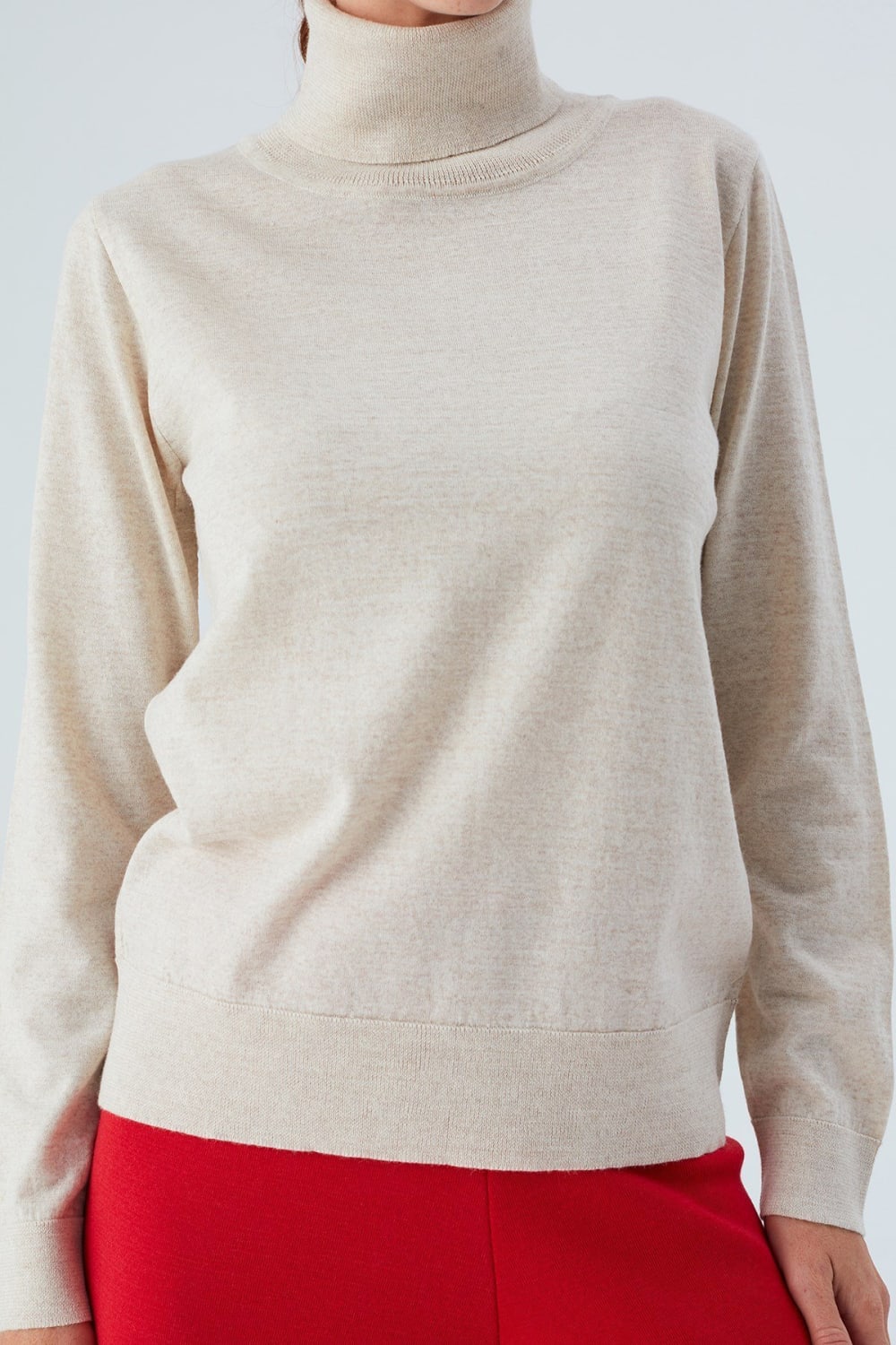 Peraluna-Valeria Pullover Boğazlı İnce Kadın Triko Kazak-Kazak & Triko-64-Milagron.com