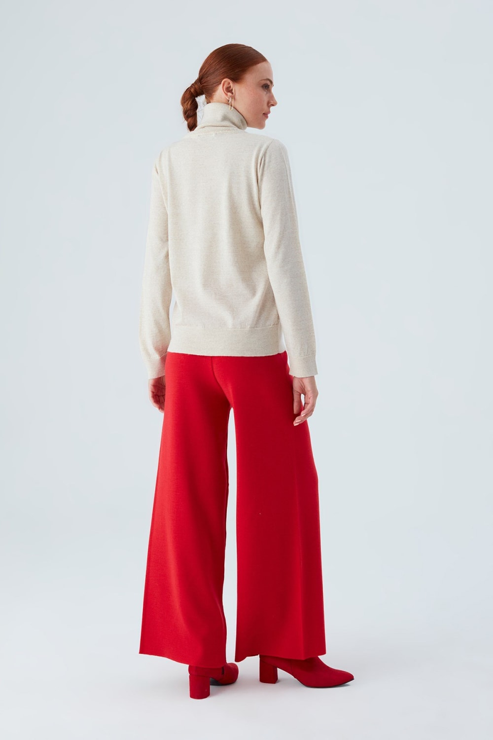 Peraluna-Valeria Pullover Boğazlı İnce Kadın Triko Kazak-Kazak & Triko-69-Milagron.com