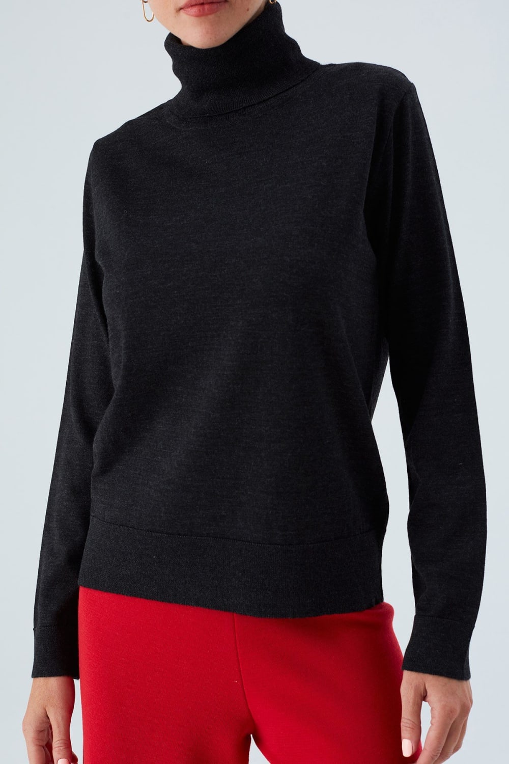 Peraluna-Valeria Pullover Boğazlı İnce Kadın Triko Kazak-Kazak & Triko-7-Milagron.com