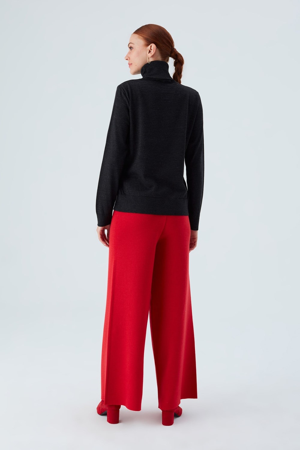 Peraluna-Valeria Pullover Boğazlı İnce Kadın Triko Kazak-Kazak & Triko-8-Milagron.com