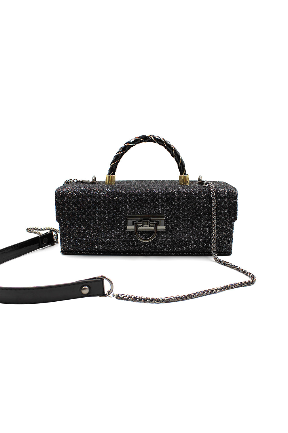 Petra Petrova-Tüvit Siyah Kutu Çanta-Çanta Aksesuarları-1-Milagron.com