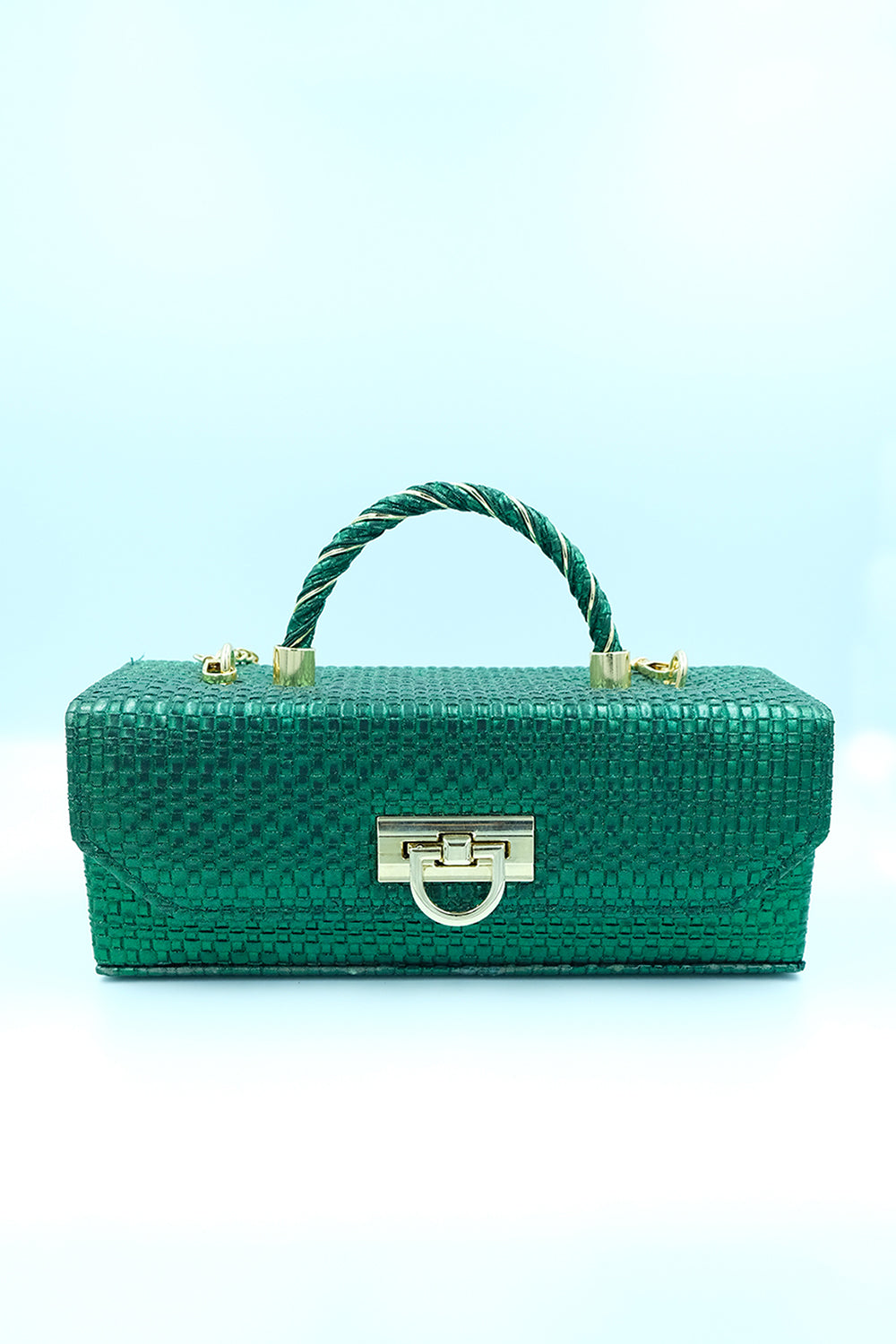 Petra Petrova-Zümrüt Yeşili Kutu Çanta-Çanta Aksesuarları-1-Milagron.com