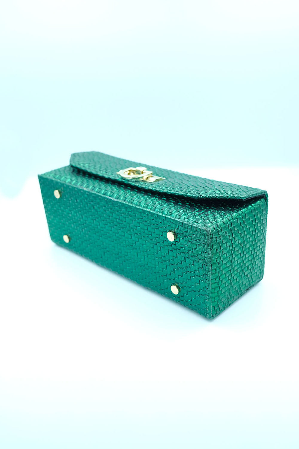 Petra Petrova-Zümrüt Yeşili Kutu Çanta-Çanta Aksesuarları-3-Milagron.com