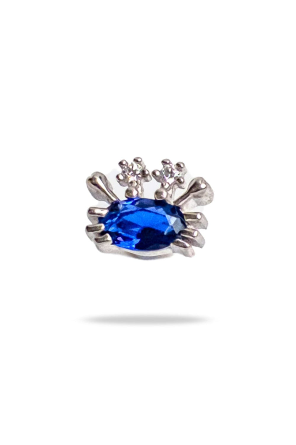 Pia Yuli-Blue Crap Piercing-Küpe-1-Milagron.com