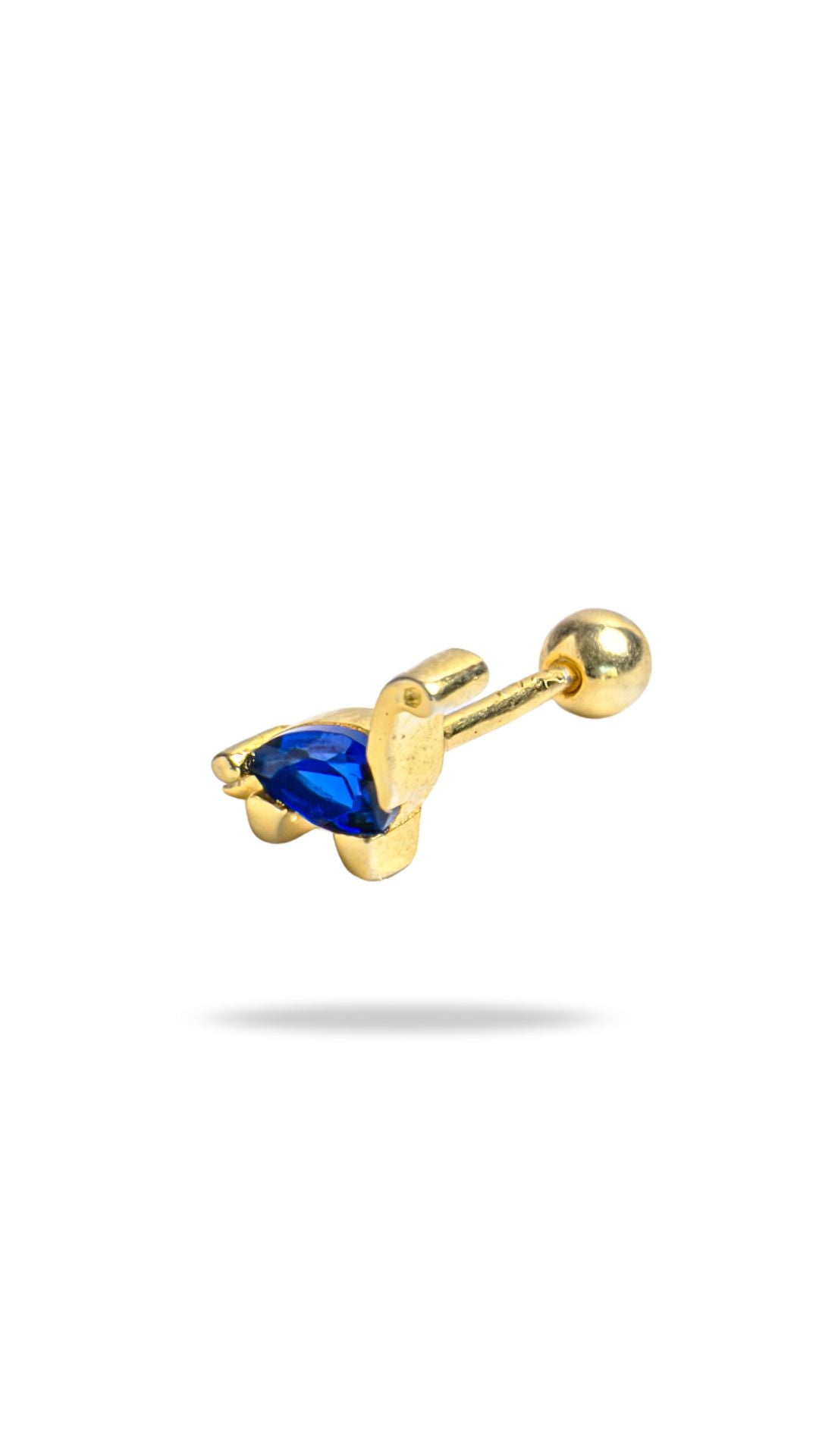Pia Yuli-Blue Dinazor Piercing-Küpe-2-Milagron.com