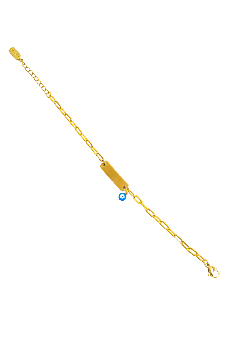 Pia Yuli-Dikdörtgen Bebek Künye-Bileklik-1-Milagron.com