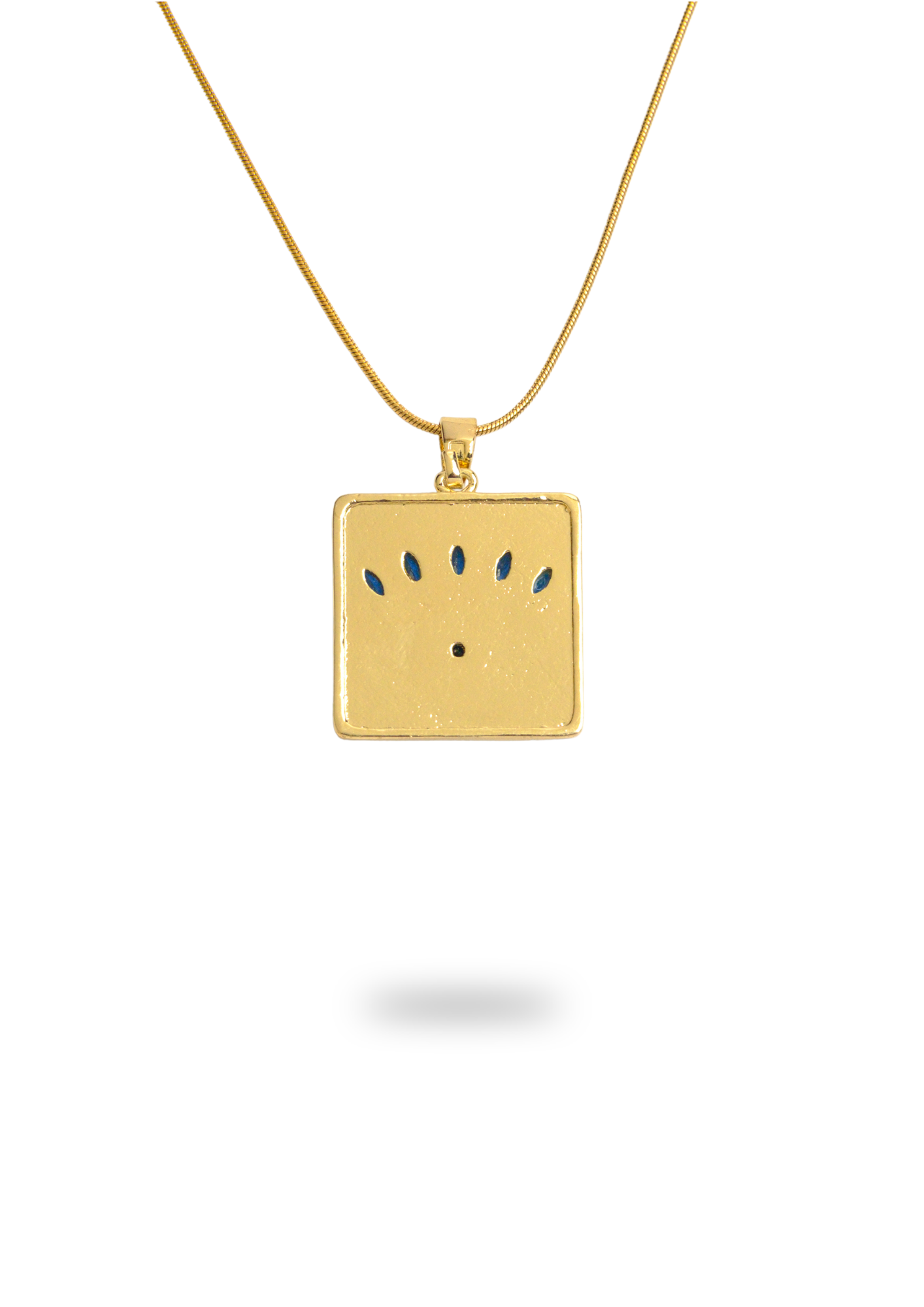 Pia Yuli-Dikdörtgen Nazar Kolye-Kolye-2-Milagron.com